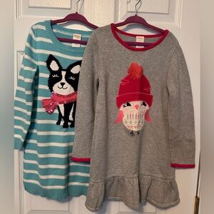 Girls Gymboree Sweater Dress Bundle